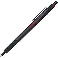 Rotring Bolígrafo 600- punta mediana- tinta negra- vástago negro- recargable